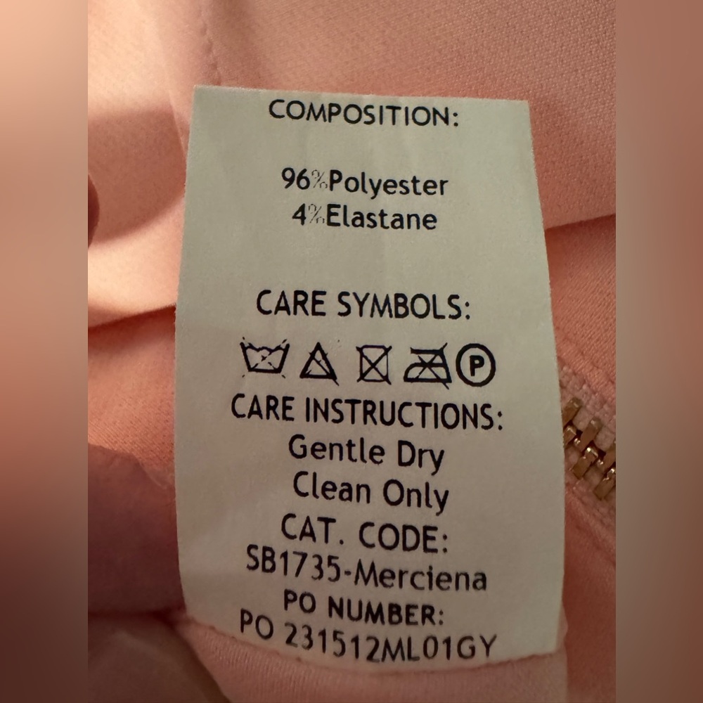 House of CB Merciena Pale Pink Dress Medium RARE - Picture 15 of 16
